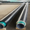 EN253 dn50 dn100 preinsulated Gr.B X42 X70 seamless carbon steel pipe coated with PU foam thermal insulation coating